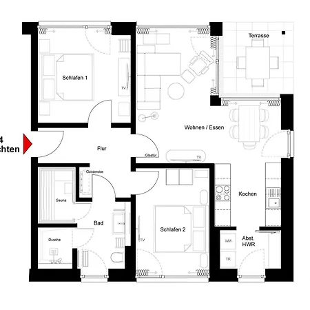 Beltblick 14- Kuestenleuchten - Moderne Direkt Am Mit Sauna Und Garten! * Fehmarn